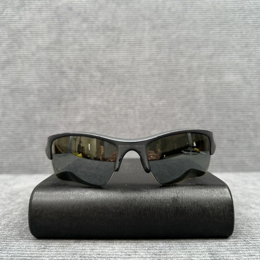 Oakley Flak Jacket XLJ Y2K Sunglasses Jet Black Iridium 13-721 Made in USA Sport